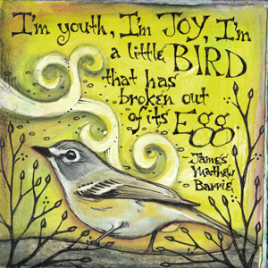 Egg | 2010 Vickie Hallmark | art journal mixed media