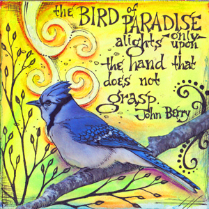 Paradise | 2011 Vickie Hallmark | art journal mixed media