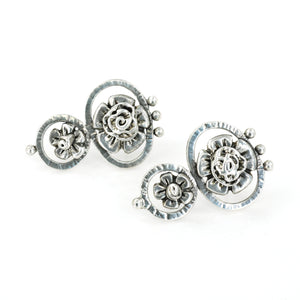 Double Rose Earrings