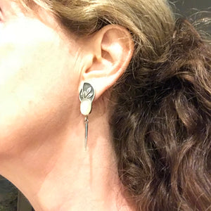 Moonstone Daggers Earrings