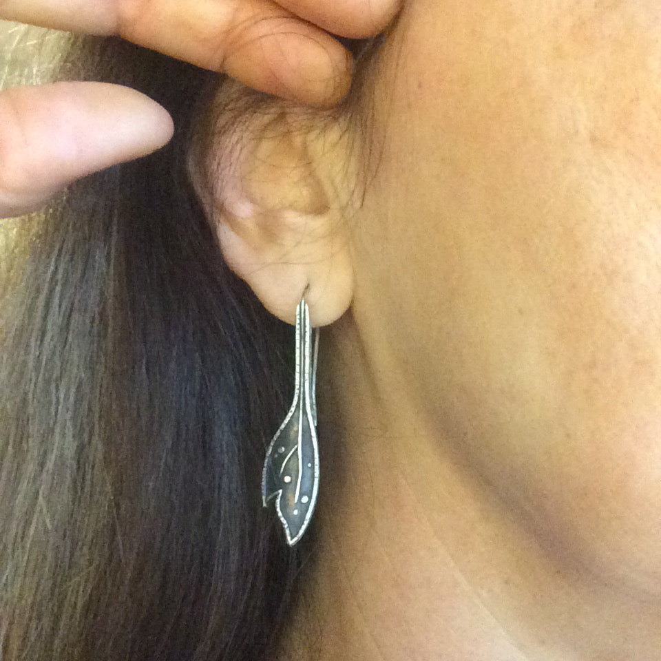 Acanthus Leaf Earrings